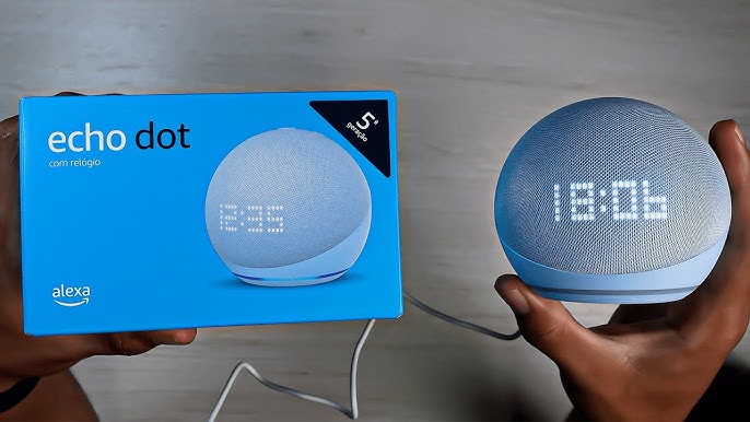 Echo Dot 5ª geração , com Alexa, Smart Speaker, Branco - B09B8XVSDP