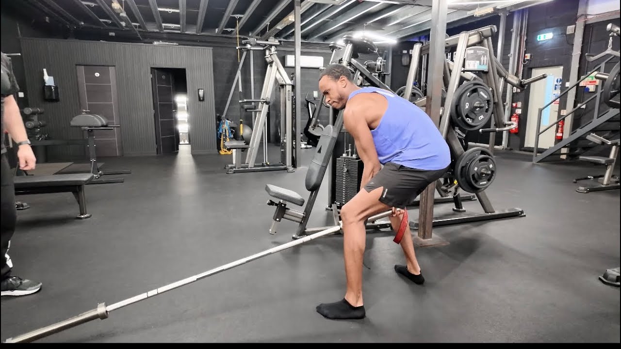 Gym With Track and Field Athletes 