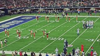 Group 1 Dallas Cowboys Cheerleaders end of 3rd q dance 12/22/24 KayDianna Kleine