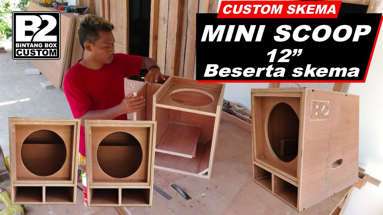 BOX MINI SCOOP 12" || BESERTA SKEMANYA
