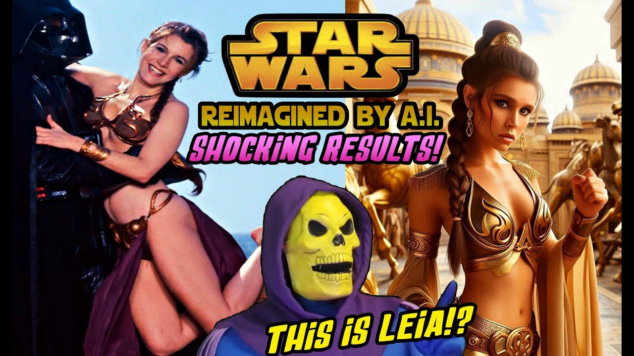 A.I. Reimagined Star wars characters as described by Skeletor!