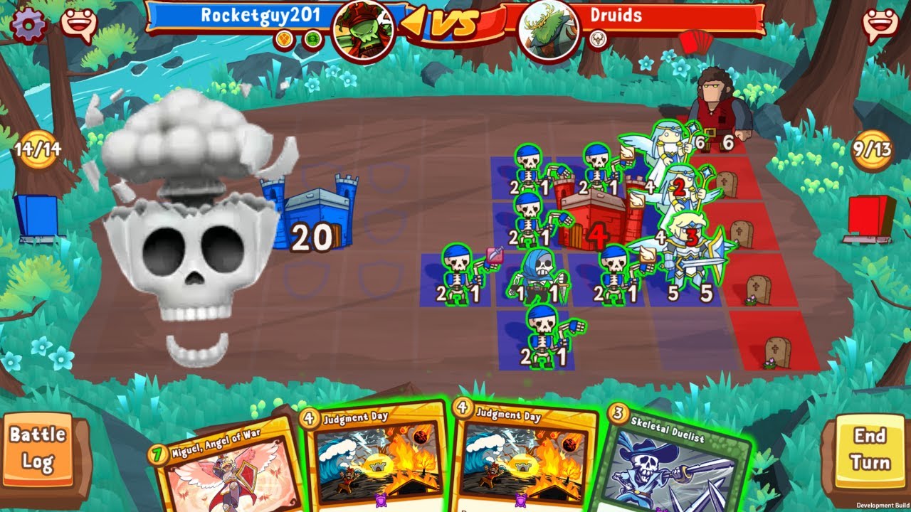 Giving my Opponents a SkeleTON of Curses in the New Cards and Castles ULTIMATE Closed Beta
