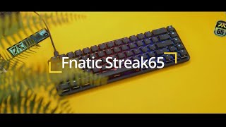 ASMR Fnatic Streak65 Mechanical Gaming Keyboard Typing screenshot 2
