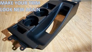 Restore your old BMW plastic trim to NEW