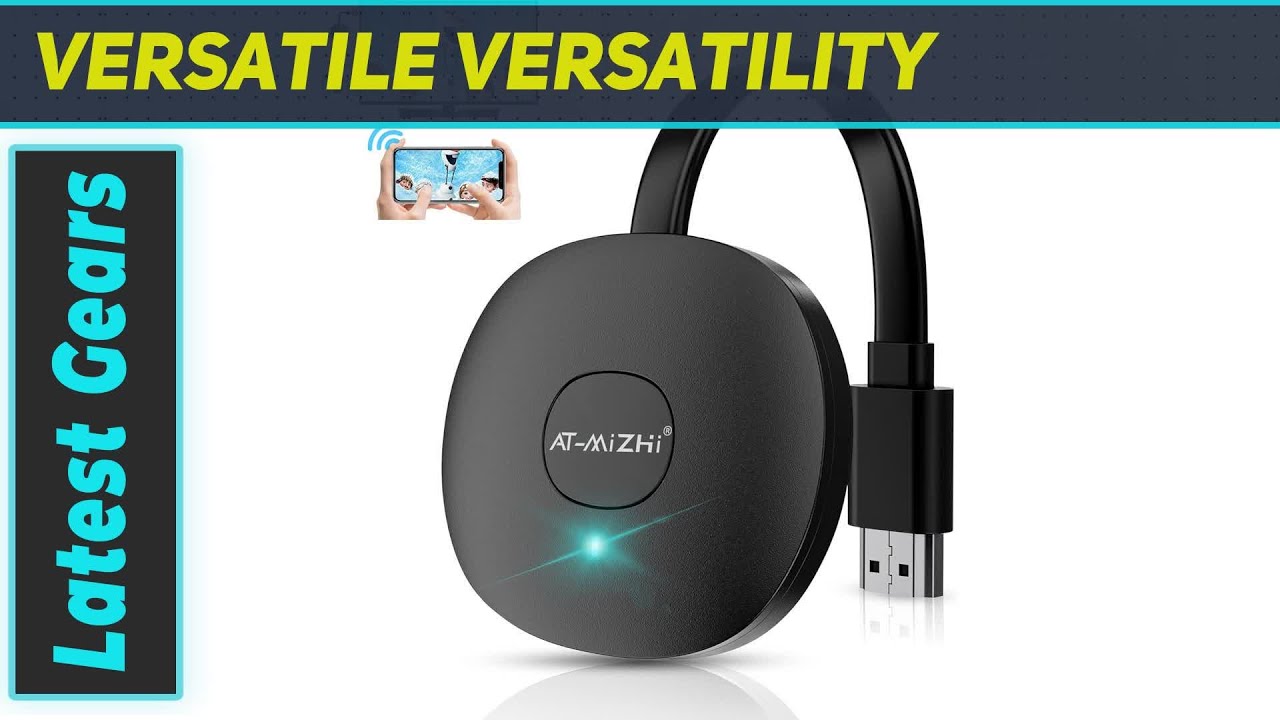 Dongle HDMI Wireless AT-MIZHI 4K - Trasmetti Da Smartphone A TV/Monitor Via Wi-Fi, Supporta Airplay, Miracast, DLNA Dongle HDMI Wireless AT-MIZHI 4K - Trasmetti Da Smartphone A TV/Monitor Via Wi-Fi, Supporta Airplay, Miracast, DLNA