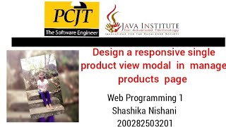 Web project Task 45 | 1st Year | Semester 01 | Java Institute