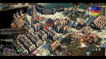 2vs2vs2 - Large Ceylon - defeating the enemy -- twice -- on a beautiful sea map