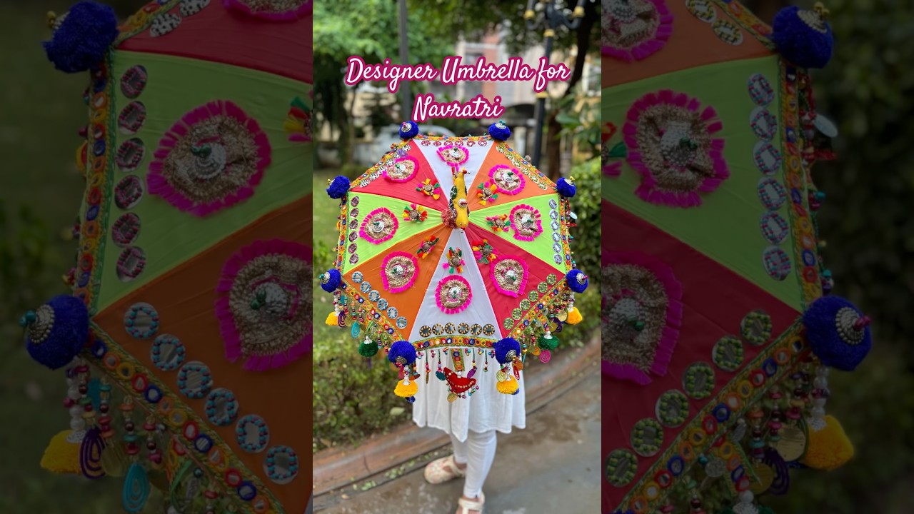Designer Umbrella for Navratri 