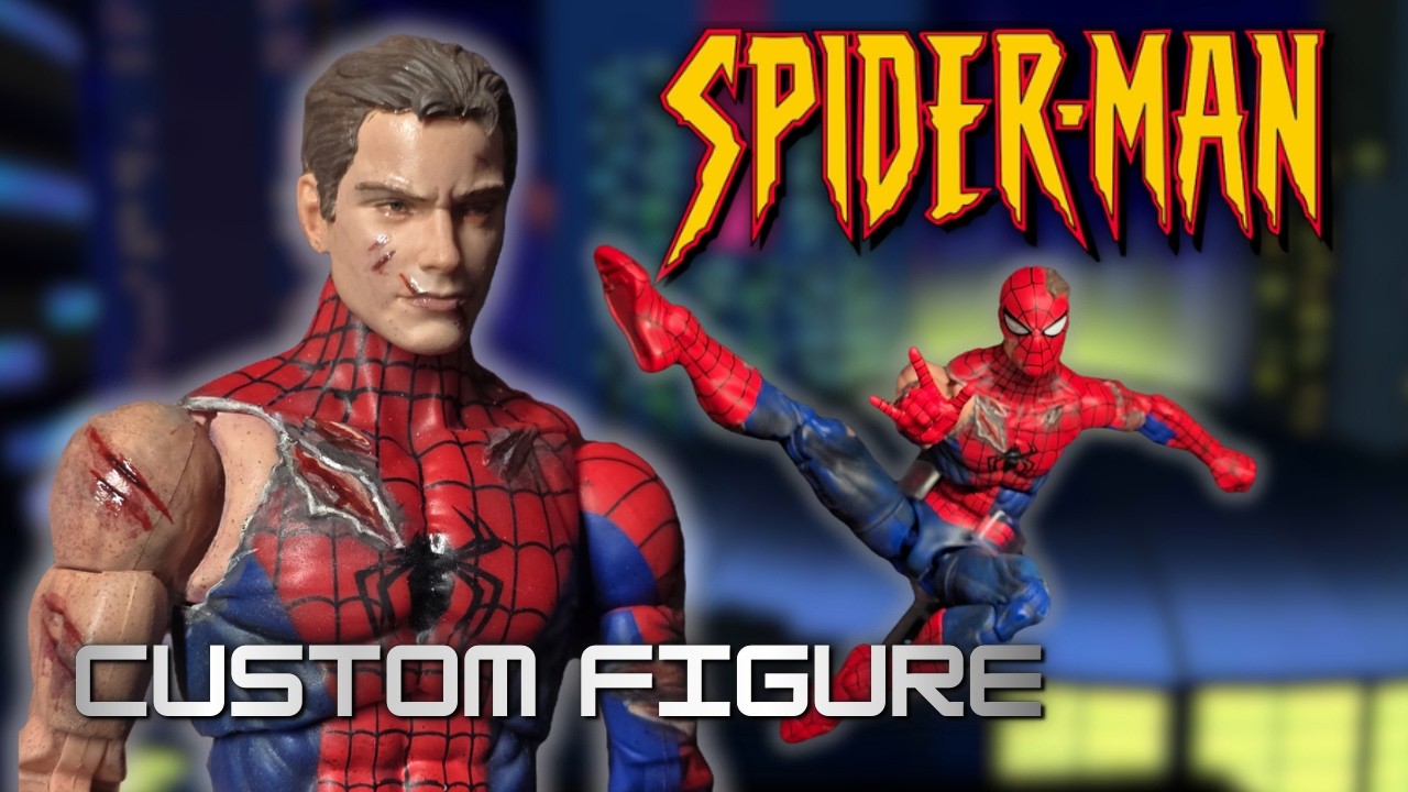 CUSTOMIZING Marvel Legends Battle Damaged SPIDER-MAN