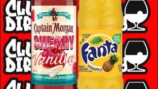 21 Content, Drink Responsibly Captain Morgan Cherry Vanilla Rum X Fanta Pineapple