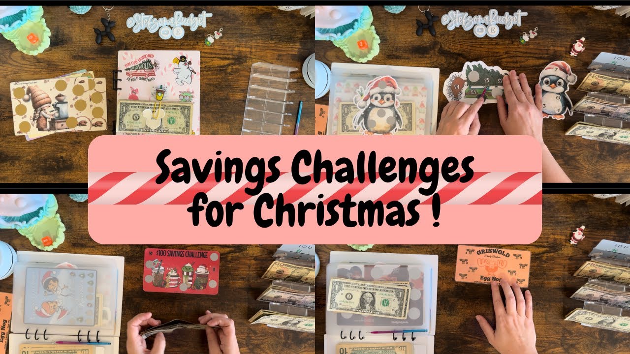 $100 for Christmas Savings Challenges! New Etsy Items! Surprise