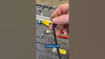Basic RG6 F Connector How To! #contractor #tools #cable