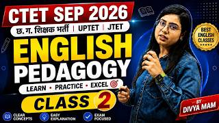CTET SEP 2026 | CTET English Pedagogy | छ.ग. शिक्षक भर्ती | UPTET #ctet #ctet2026 #ctetenglish #tet