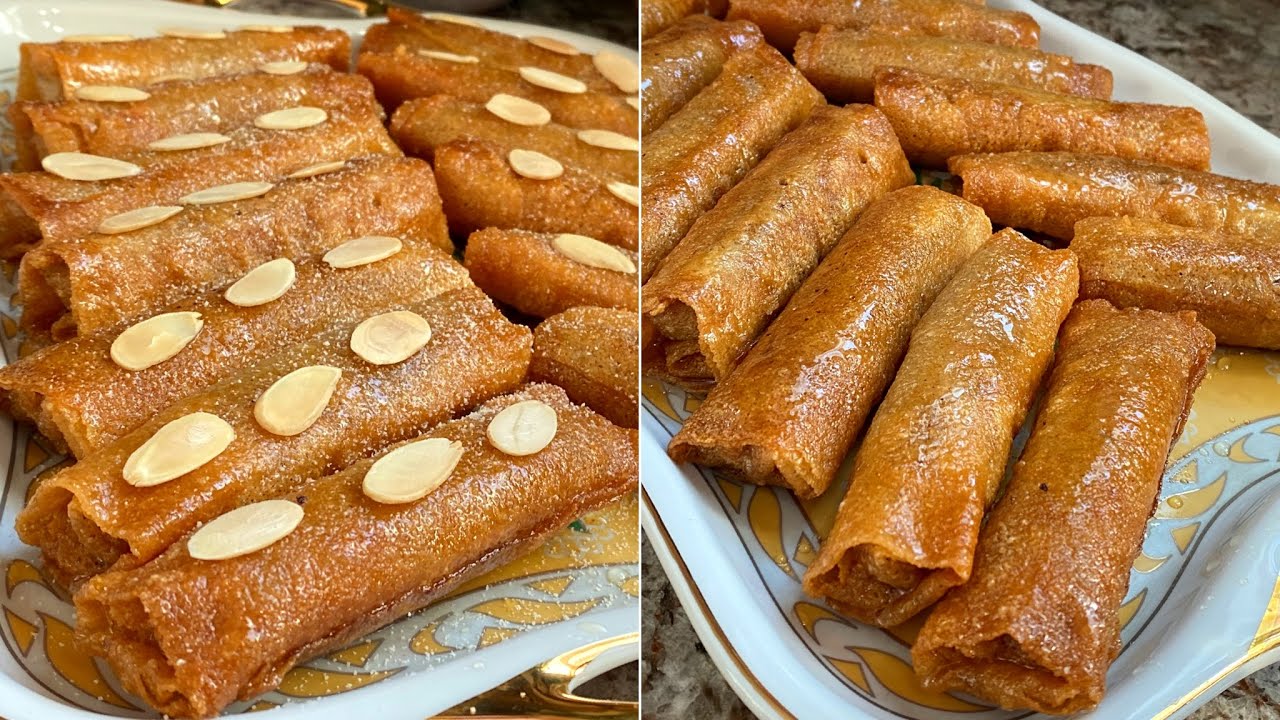 Cigares aux noix//DZ//سيقار محشي و معسل بنين بزاف اسهل و أسرع وصفة معسلة تقدرو تحضروها في رمشة عين