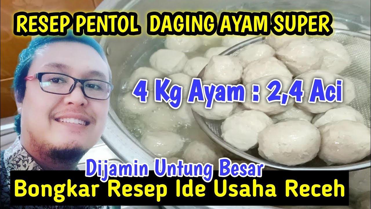 Resep Pentol Ayam Rasa Juara #ideusahareceh