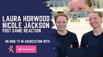 GB Women in Dumfries - Laura Horwood and Nicole Jackson post-game