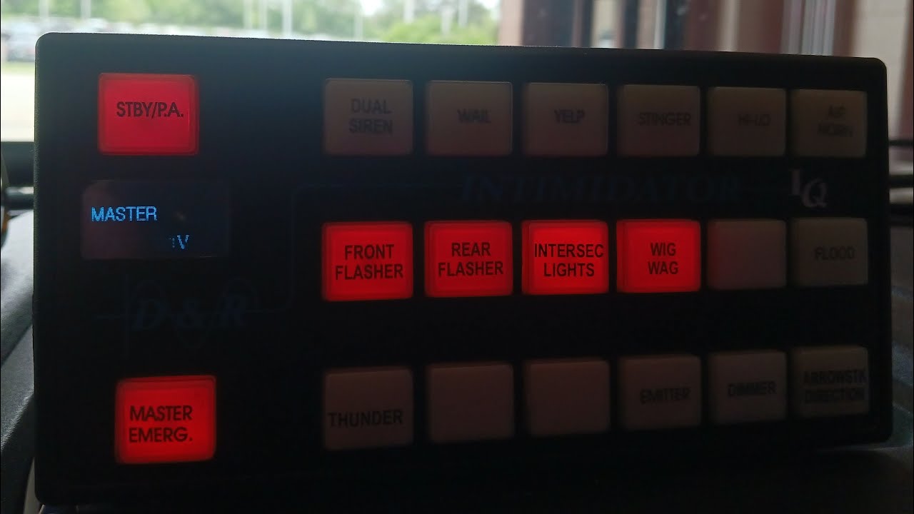 D&R Electronics - Intimidator IQ - Siren Demonstration