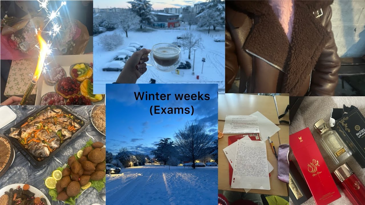 ايام الامتحانات بالشتاء😭🥀✨