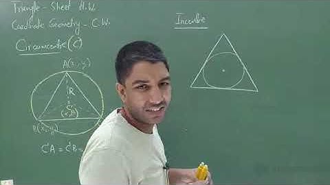 🔯5. CIRCUMCENTRE & INCENTRE OF TRIANGLE | CO-ORDINATE GEOMETRY |LIVE-10| MATHS|BOARDS|18SEP🔯