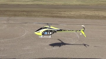 Troy flying his PROTOS MAX helicopter at Sage Hoppers