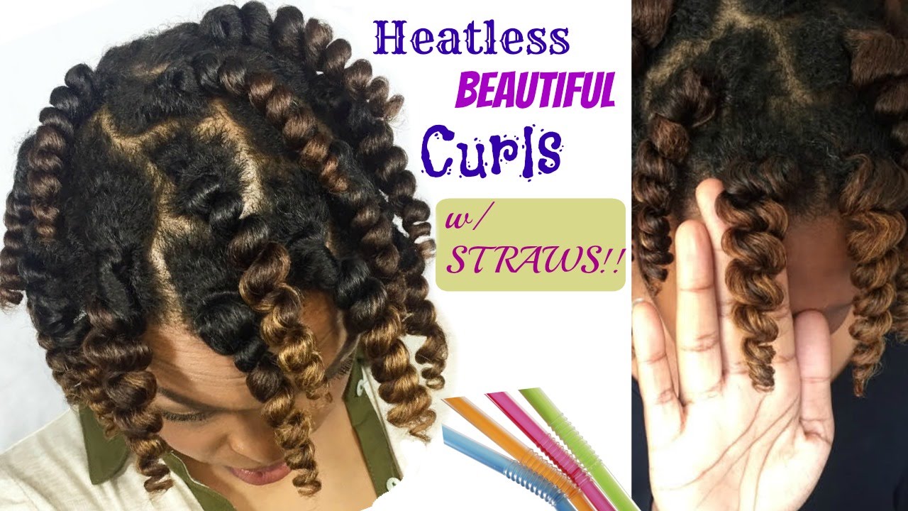 Straw Set on Natural Hair - VeePeeJay