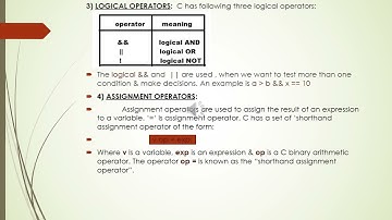 [chapter 3] OPERATORS & EXPRESSIONS