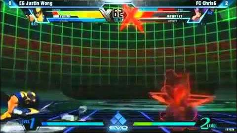 EVO 2012 UMVC3 TOP 8 - Justin Wong vs ChrisG