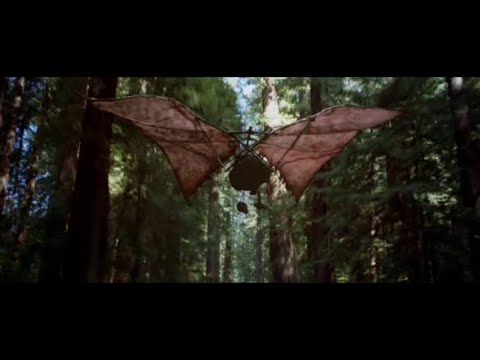 hang gliding scene from Return of the Jedi