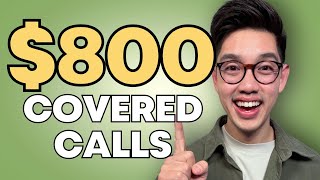 How To Sell $800 Amazon Covered Calls  Beginners Tutorial Before Earnings