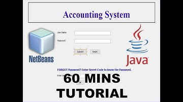 How to create Accounting Software in Java using Netbeans 8.2 just in 60 Minutes
