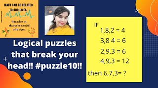 logical puzzles that break your head!! #puzzle10!!