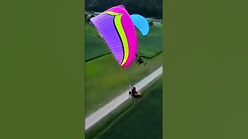 Flying my paramotor into an awesome sunset #flying #nature #paramotor #paragliding #ppg 😄✈️🪂