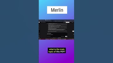 Merlin : Chat With PDF