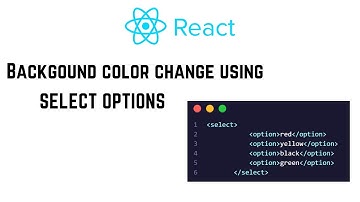 How to Create a Simple Background Color Changer with React / React Projects - #1