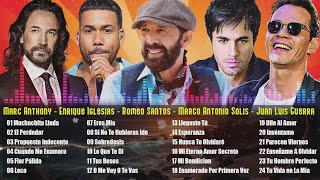 Marc Anthony, Enrique Iglesias, Romeo Santos, Marco Antonio Solis, Juan Luis Guerra Exitos Romantico