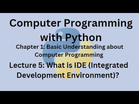 Python Programming Language Course - Lecture 5 - What is IDE ...
