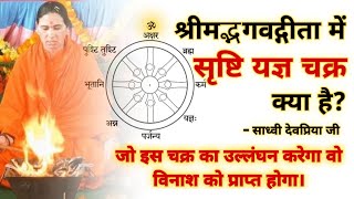 श्रीमद्भगवद्गीता में सृष्टि यज्ञ चक्र क्या है? #geeta #gita #गीता #krishn #ईश्वरदर्शन