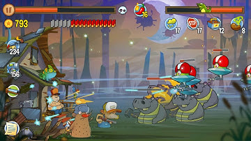 Swamp Attack - Hard Mode. Episode 10 Level 11 Gameplay Android walkthrough
