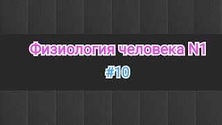 Физиология. Тема 10. Физиология мышцы.