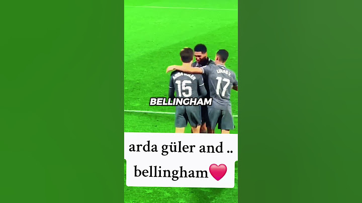How Bellingham and Arda Güler love each other on the field just like Ramos and Pepe. 😳🤣