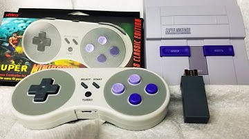 NYKO Mini Boss SNES Classic Wireless Controller Unboxing and Review.
