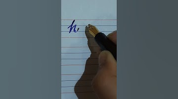 Alphabet h|calligraphy |cursive #trending #viral #shorts #ytshorts #calligraphy #art