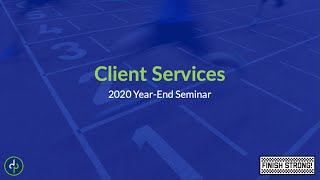 2020 Client Seminar Payroll Services