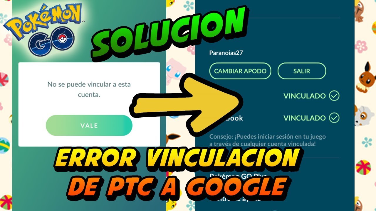 Solucion No Se Puede Vincular Esta Cuenta Vinculacion Con Google Desde Ptc Entrenador Youtube Solucion No Se Puede Vincular Esta Cuenta Vinculacion Con Google Desde Ptc Entrenador Youtube