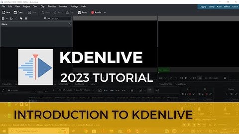 Kdenlive Introduction 2023 Tutorial - Beginner Basics