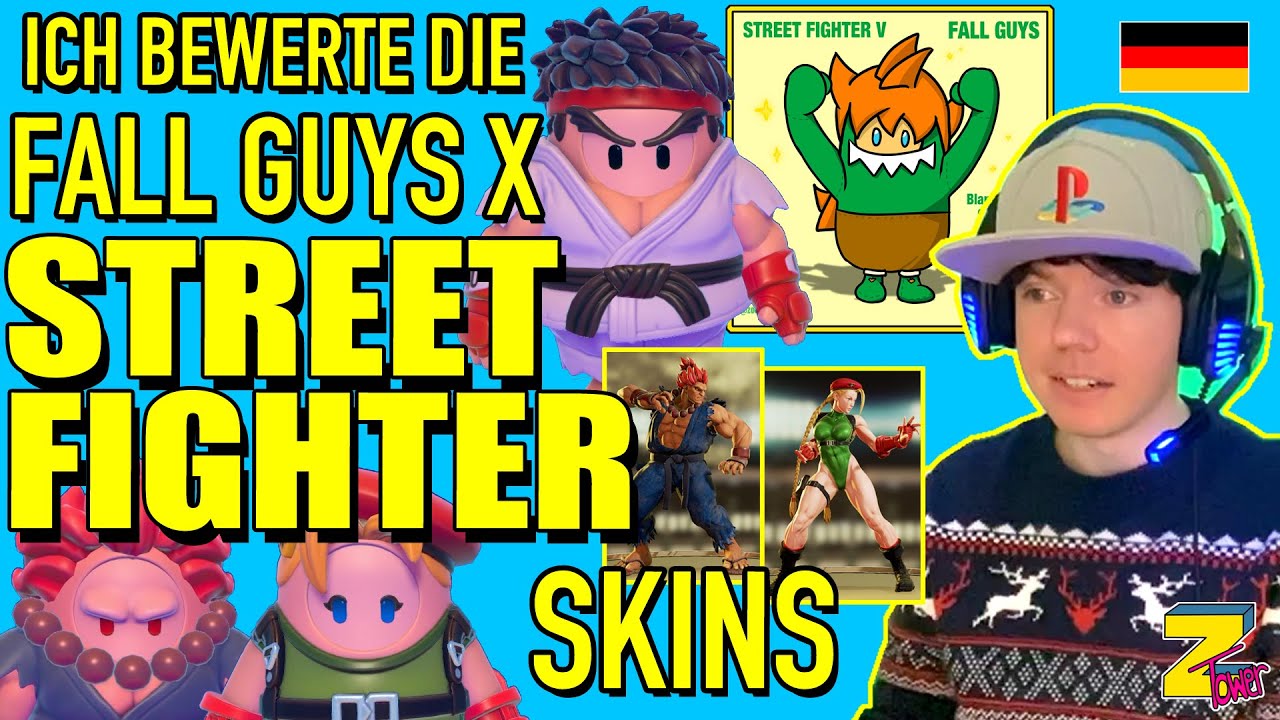 ICH BEWERTE STREET FIGHTER SKINS IM SHOP I FALL GUYS deutsch german