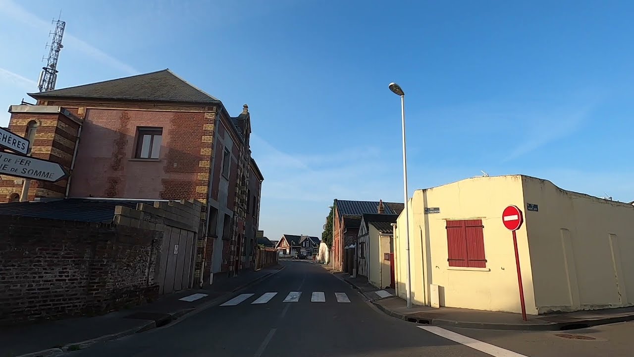 France Somme Baie de Somme Cayeux sur mer Centre ville, Gopro  / France Somme bay  Cayeux-sur-Mer