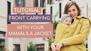 mamalila-Tutorial: Babytragen mit Tragejacke