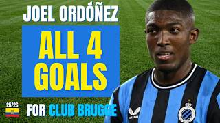 Joel Ordóñez - ALL 4 GOALS FOR CLUB BRUGGE IN 2025/26 | Skills & Highlights