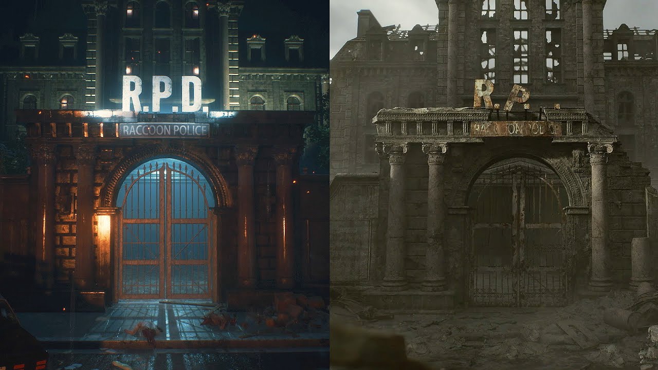 Resident Evil 2 VS Resident Evil 9 Requiem R.P.D. Comparison after ...
